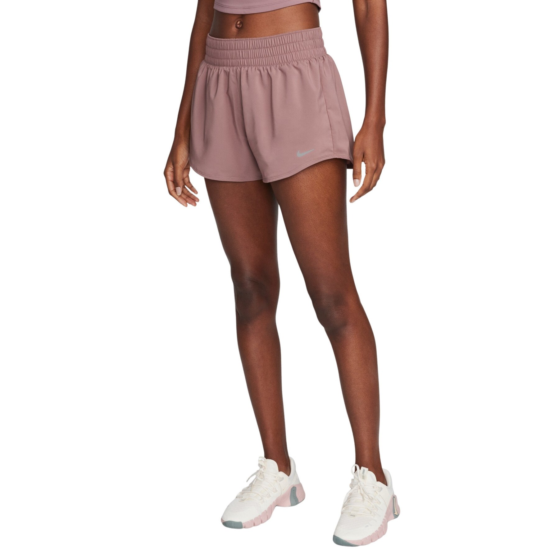 Women's mid-low waist lined shorts Nike One Dri-FIT