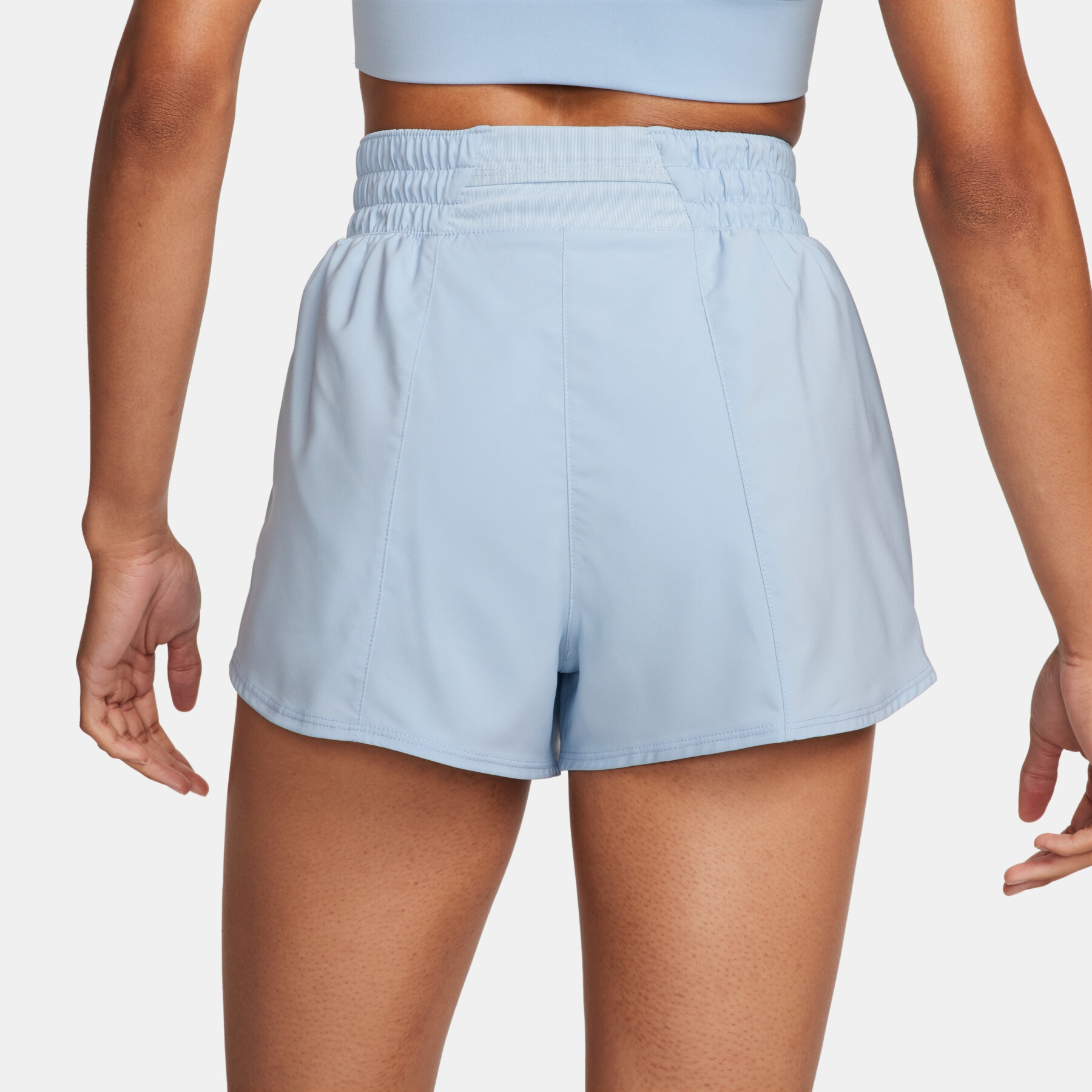 Women's high-waisted shorts with integrated undershort Nike One Dri-FIT