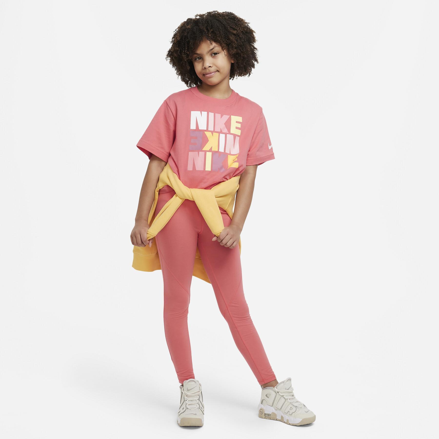 Girl's T-shirt Nike Boxy Print