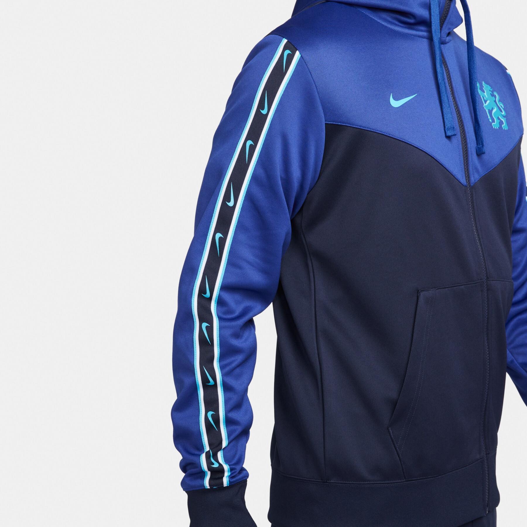 Hooded zip-up tracksuit jacket Chelsea FC 2022/23