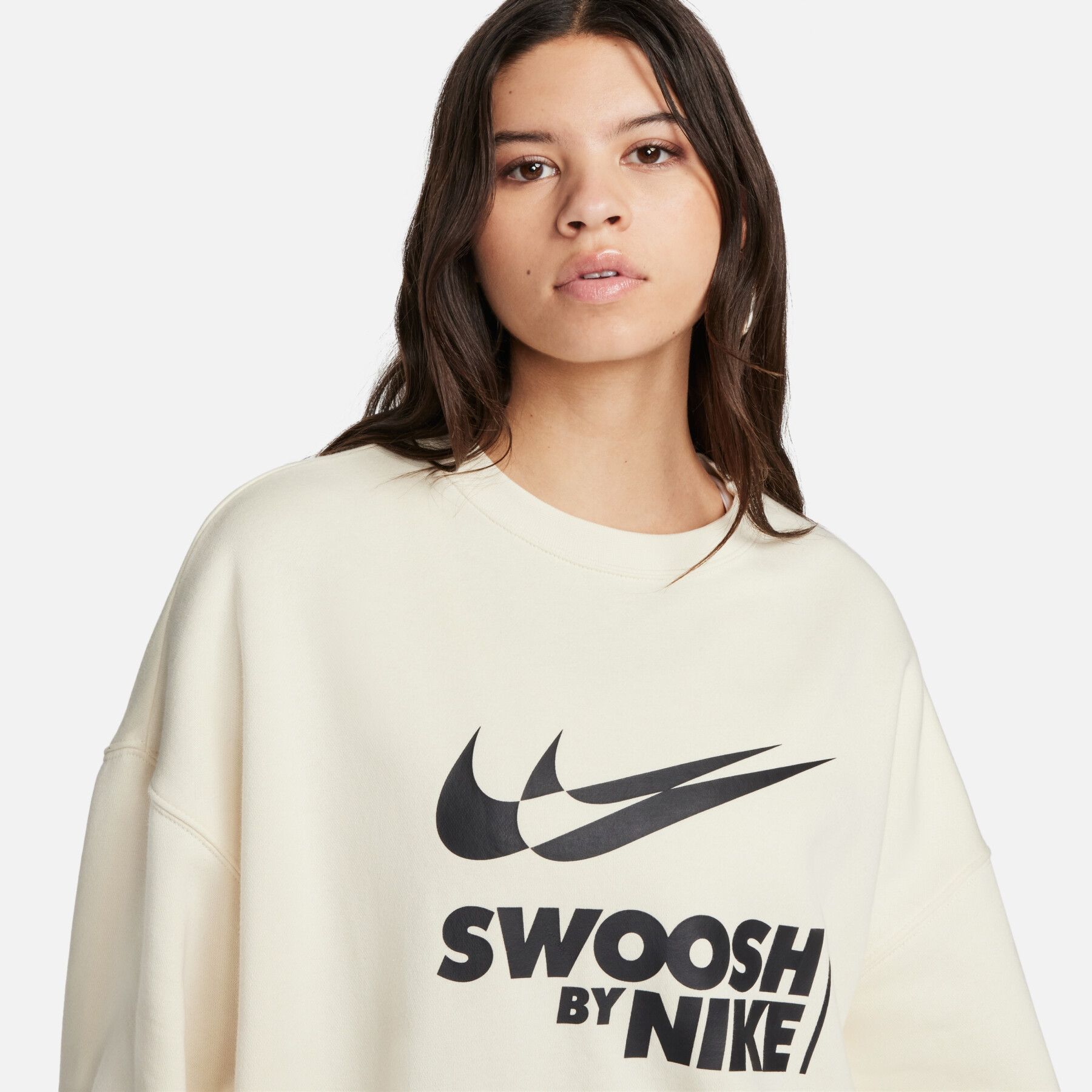 Women's oversized round-neck sweatshirt Nike Fleece