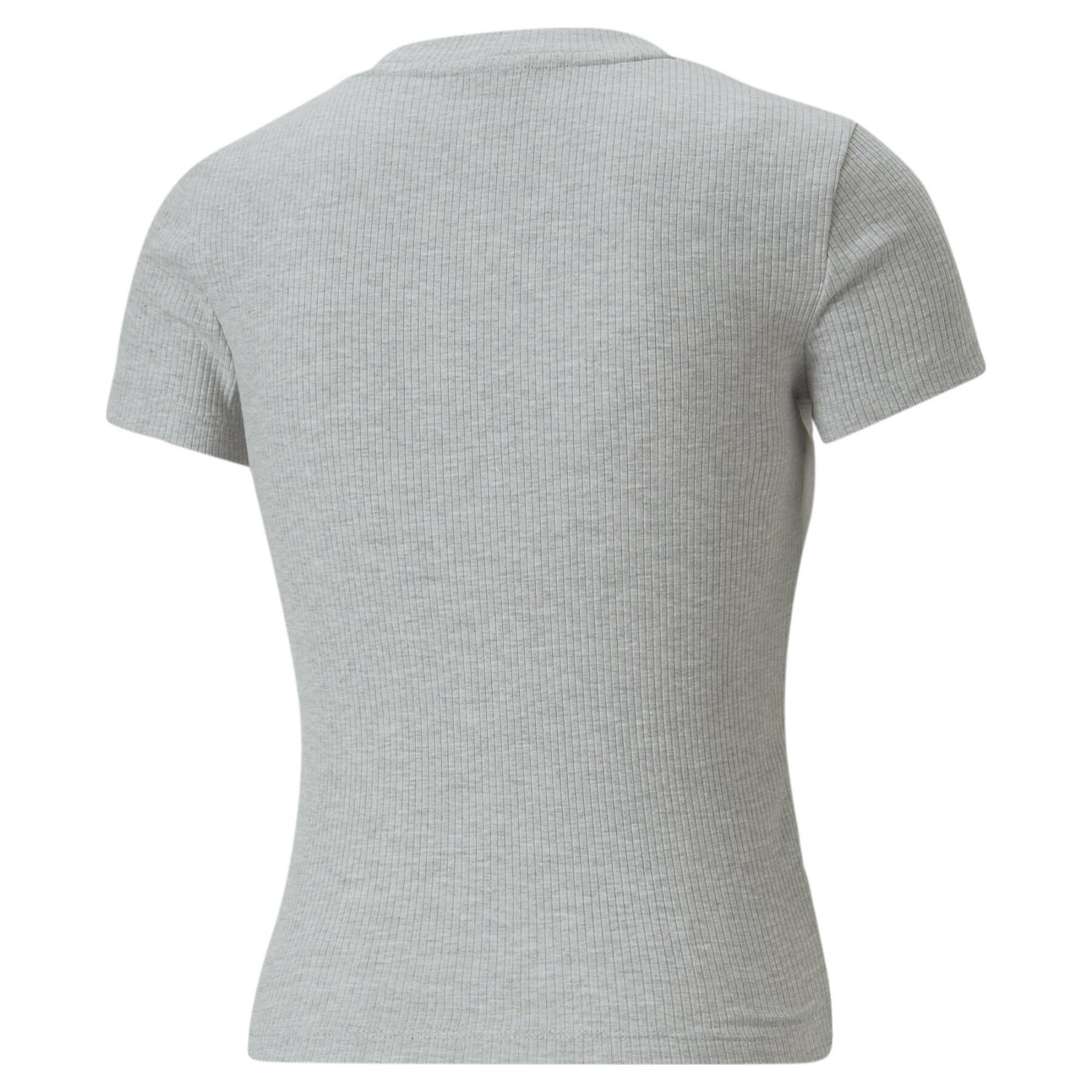 Women's classic ribbed fitted t-shirt Puma