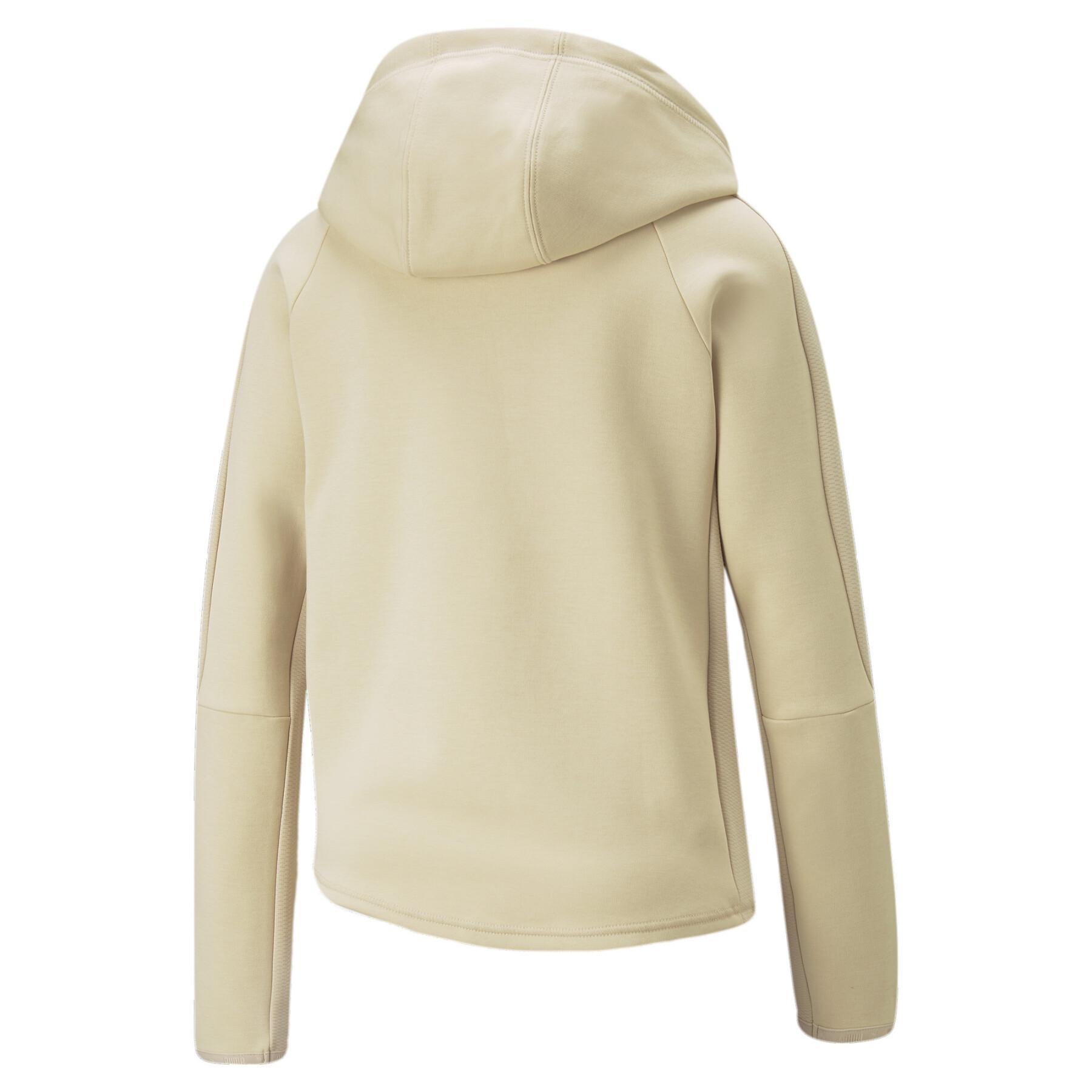 Sweatshirt full-zip hooded woman Puma Evostripe
