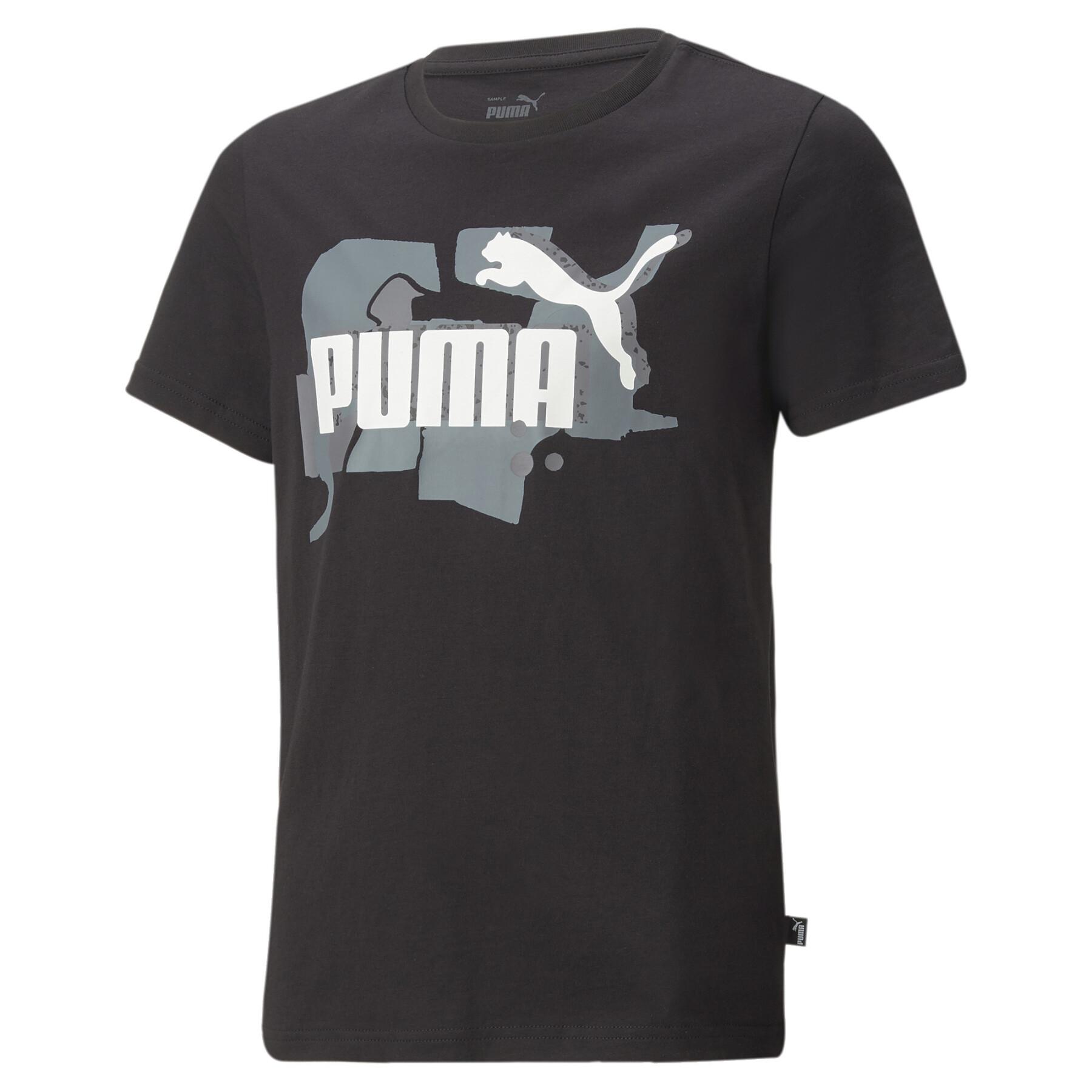 T-shirt logo child Puma ESS+ Street Art