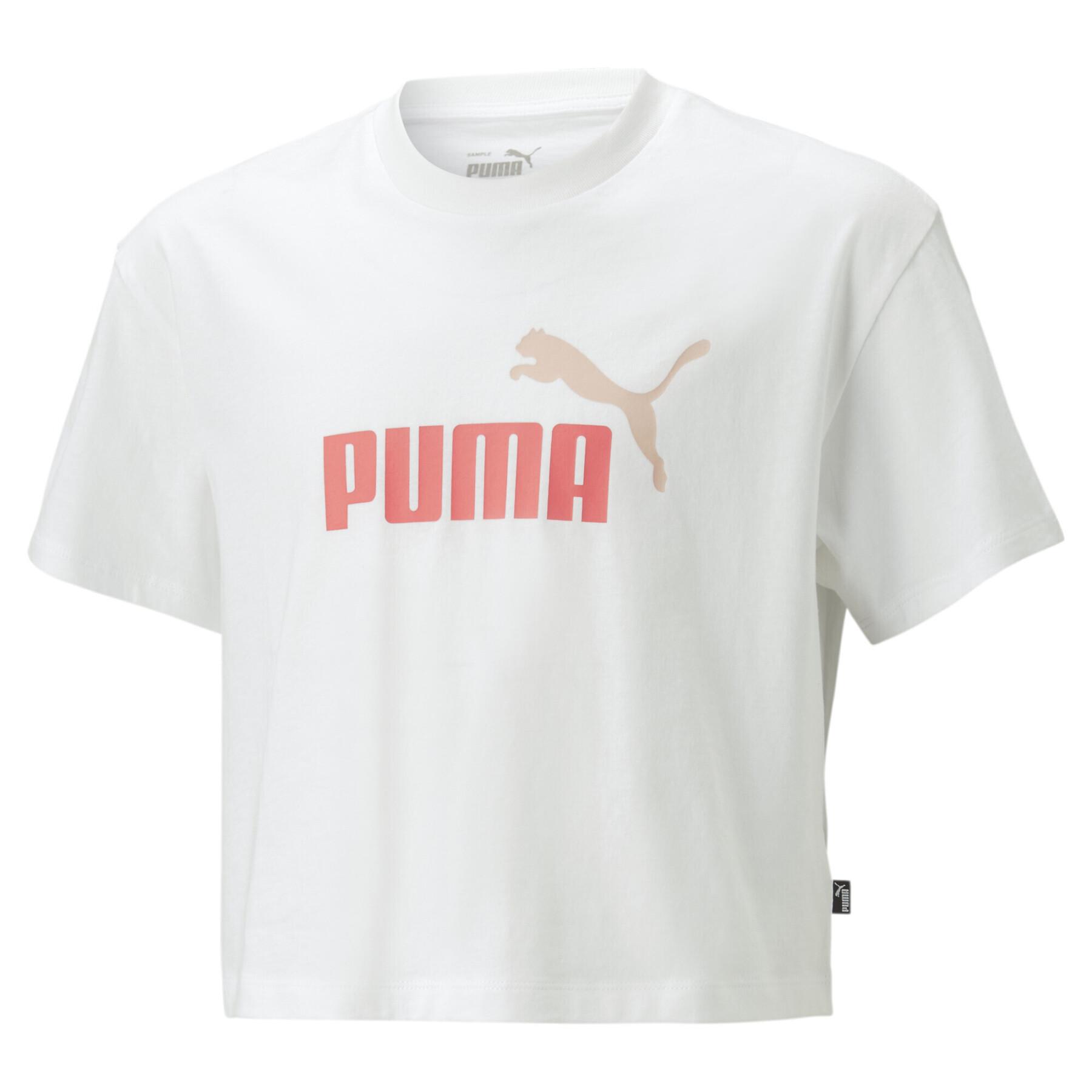 Girl's T-shirt Puma Girls Logo Cropped