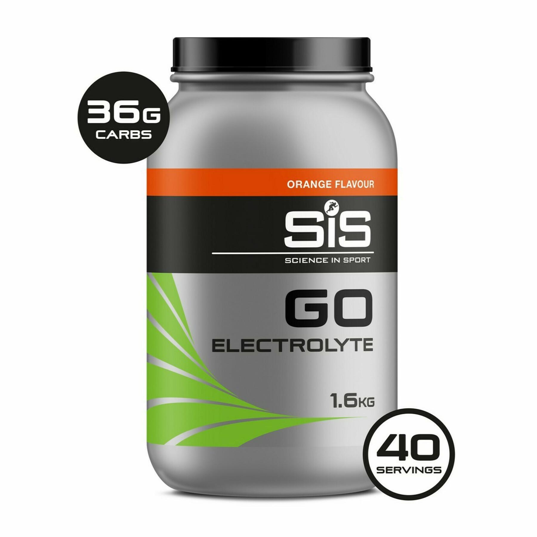 Energy drink Science in Sport Go Electrolyte - Orange - 1,6 kg