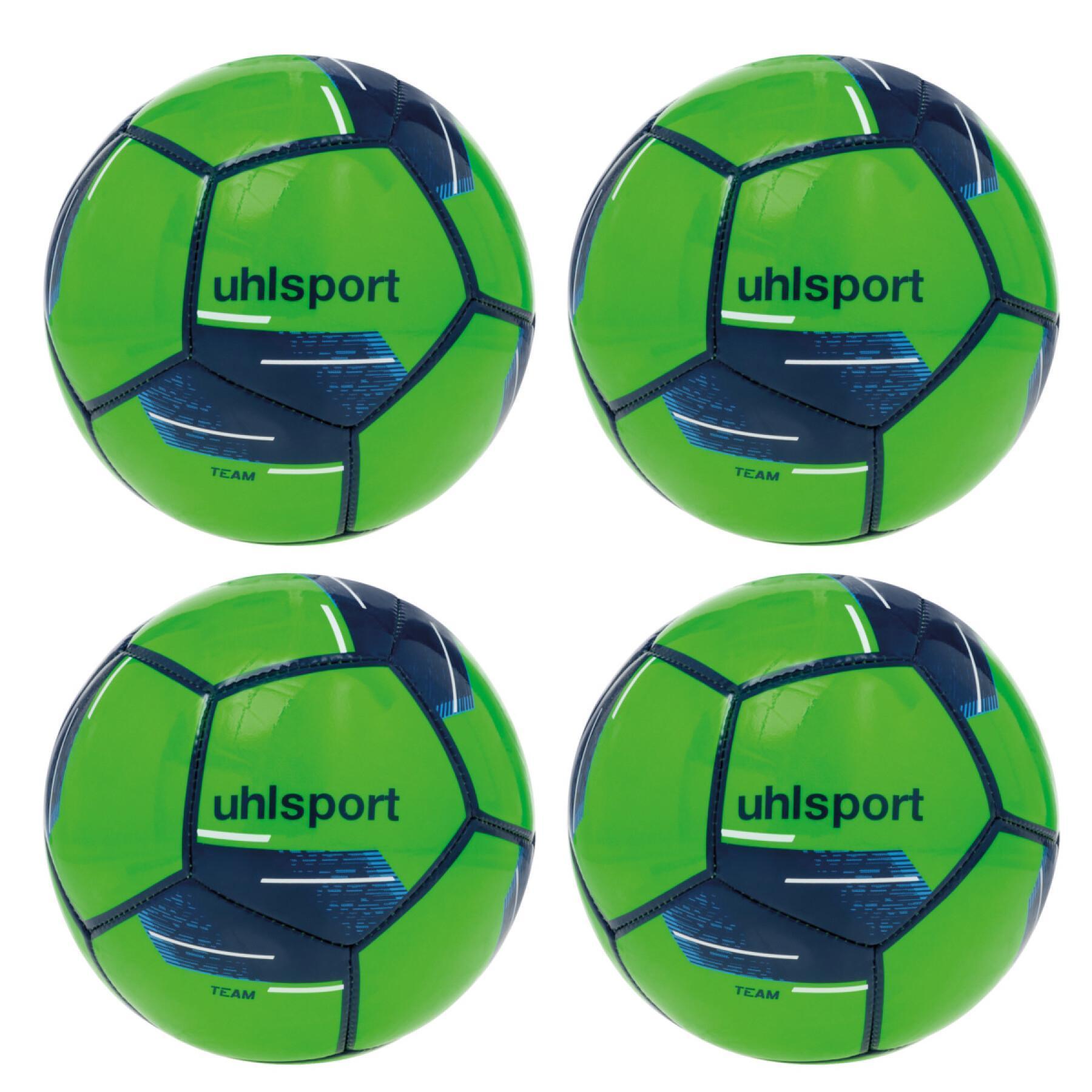 Set of 4 mini Footballs Uhlsport Team Mini