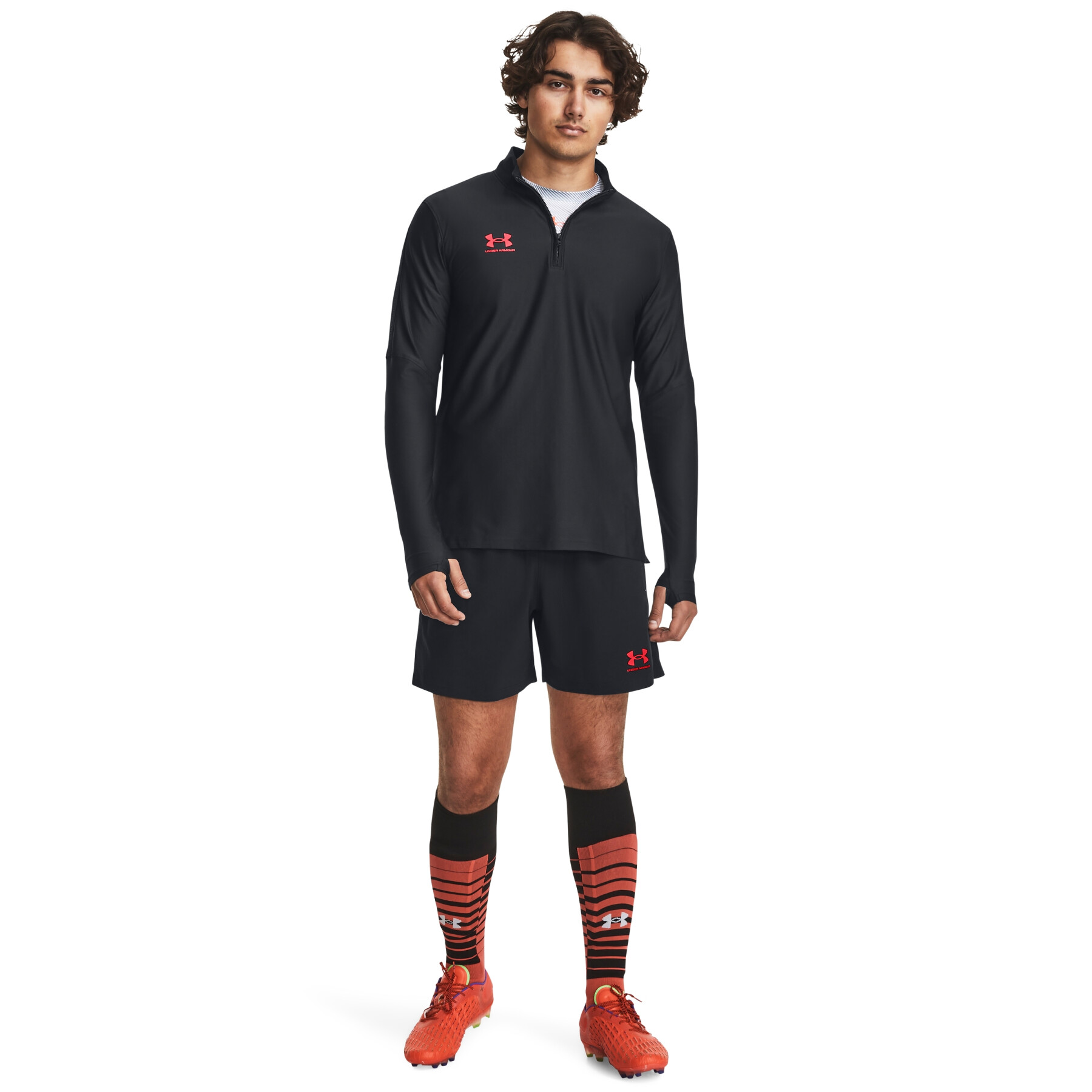 Long-sleeved 1/4 zip athletic top Under Armour Challenger Pro
