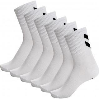 Pack of 6 women's socks Hummel hmlchevron