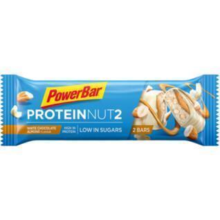 Bars PowerBar ProteinNut2 Low Sugar 18x45gr White Chocolate Almond