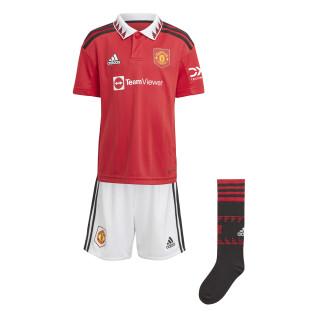 Mini home kit for children Manchester United 2022/23