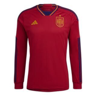 Home long sleeve jersey Espagne Coupe du Monde 2022