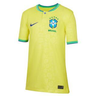 Home jersey child world cup 2022 Brésil