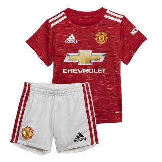 kids Manchester United home jersey set 2020/21