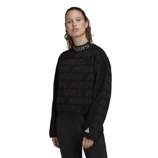 Sweatshirt woman adidas Knit Graphic