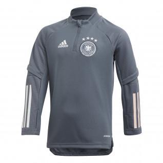 Germany Football Training Jacket Mens Top Dk Grey
