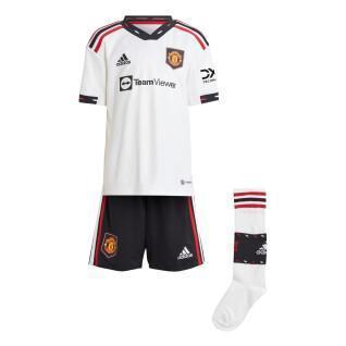 Mini away kit for children Manchester United 2022/23