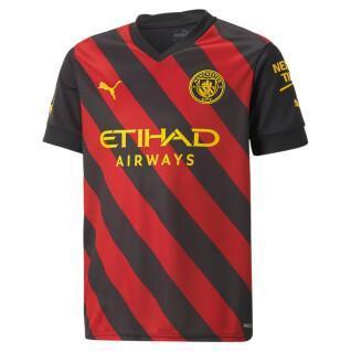 Authentic kids outdoor jersey Manchester City 2022/23