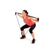 Bar + 2 resistance bands for muscle strengthening Sveltus Gym