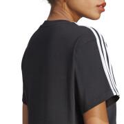 T-shirt court jersey woman adidas Essentials 3-Stripes
