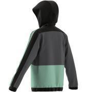 Waterproof jacket for children adidas Colorblock 3-Stripes