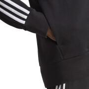 Hoodie zipped fleece adidas Essentials 3-Stripes