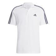 Polo shirt and small embroidered logo in piqué adidas Essentials 3-Stripes