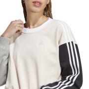 Sweatshirt court woman adidas Essentials 3-Stripes