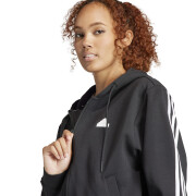 Women's zip-up hoodie adidas Future Icons 3 Stripes