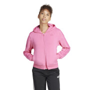 Women's zip-up hoodie adidas All Szn 3-Stripes