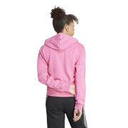 Women's zip-up hoodie adidas All Szn 3-Stripes