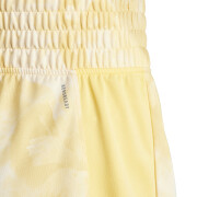Women's knitted shorts adidas Pacer Essentials AOP Flower Tie-Dye