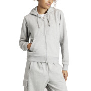 Women's full-zip fleece hoodie adidas All Szn
