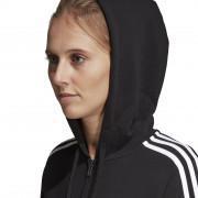Women's hooded jacket adidas Essentials 3-Stripes