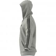 Hooded jacket adidas Essentials French Terry 3-Bandes Full-Zip