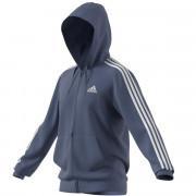 Hooded sweatshirt adidas Essentials French Terry 3-Bandes Full-Zip