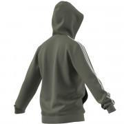 Hooded sweatshirt adidas Essentials Fleece 3-Bandes Full-Zip
