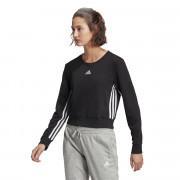 Women's short sweatshirt adidas Essentials Cut 3-Bandes Crop