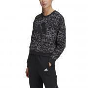 Sweatshirt woman adidas Sportswear Leopard-Print