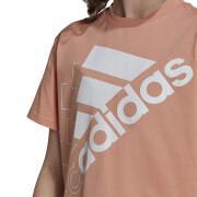 Women's T-shirt adidas Brand Love Slanted Logo Boyfriend