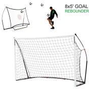Soccer goal and rebound net Quickplay Kickster combo 2en1