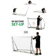 Soccer goal and rebound net Quickplay Kickster combo 2en1