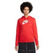 Women's hooded sweatshirt Nike Club Fleece GX STD