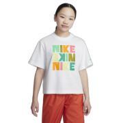 Girl's T-shirt Nike Boxy Print